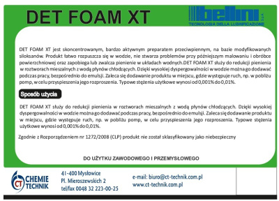 det-foam-xt-etykieta